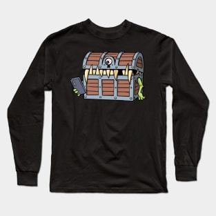 Mimic Chest with Phone, Non-Smoking Long Sleeve T-Shirt